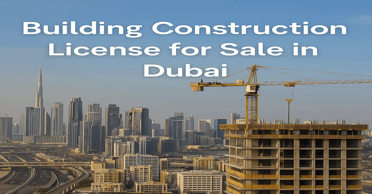 Building Construction License for Sale in Dubai